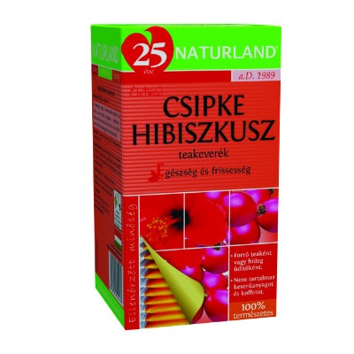 NATURLAND CSIPKE-HIBISZKUSZ TEA 20X3G, 60 g