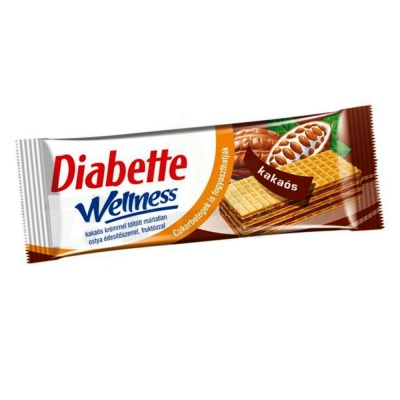 Diabette wellness kakaós ostya fruktózzal 50 g