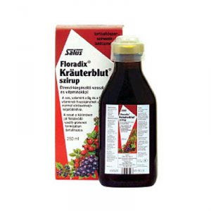 Salus Floradix Krauterblut szirup vassal és vitaminokkal 250 ml