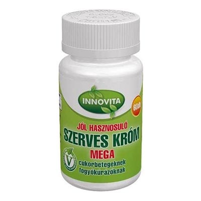 INNOVITA SZERVES KRÓM MEGA TABLETTA, 60 db
