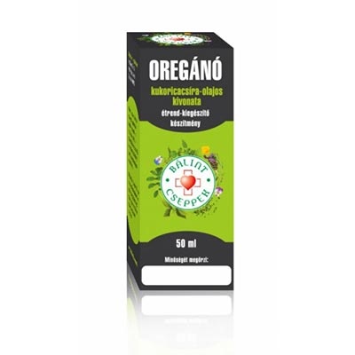 BÁLINT OREGÁNÓ KUKORICACSÍRA-OLAJOS KIVONATA, 50 ml