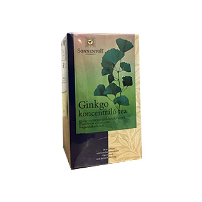 Sonnentor bio Ginkgo koncentráló tea filteres
