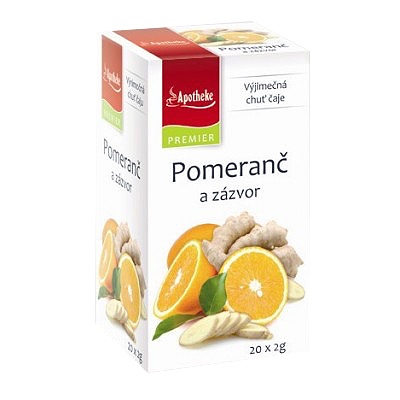 APOTHEKE NARANCS ÉS GYÖMBÉR TEA 20X2G, 40 g