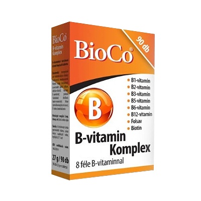 Bioco B Vitamin komplex tabletta, 90 db