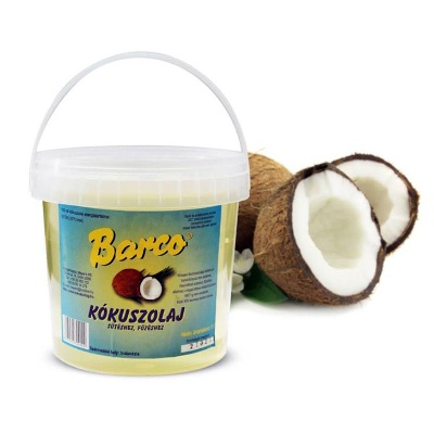 BARCO KÓKUSZOLAJ SÜTÉSHEZ FŐZÉSHEZ VÖDÖRBEN, 1000 ml