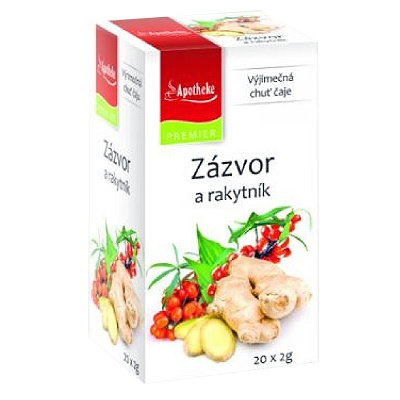 APOTHEKE GYÖMBÉR ÉS HOMOKTÖVIS TEA 20X2G, 40 g