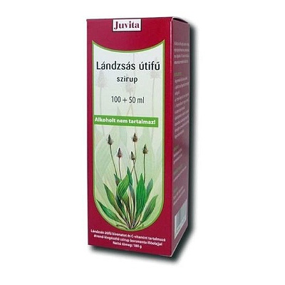 JUTAVIT LÁNDZSÁS ÚTIFŰ SZIRUP 100+50ML, 150 ml