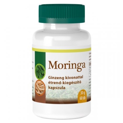 Moringa kapszula ginzeng kivonattal 60db