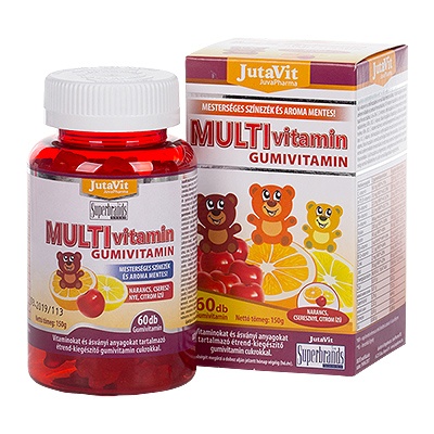 JUTAVIT MULTIVITAMIN GUMIVITAMIN, 60 db