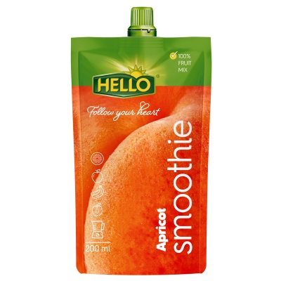 Hello smoothie sárgabarack gyümölcsturmix 200 ml