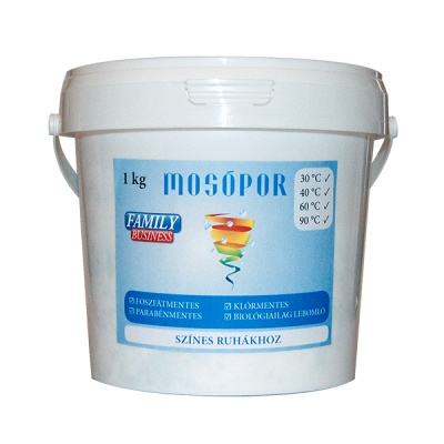 Mosópor színes ruhákhoz 1kg (vödörben)