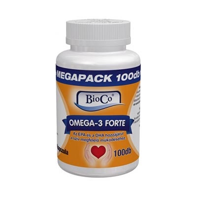 BIOCO OMEGA-3 FORTE MEGAPACK KAPSZULA, 100 db