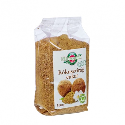 NATURGANIK KÓKUSZVIRÁG CUKOR, 500 g