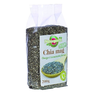 NATURGANIK CHIA MAG FEKETE, 200 g