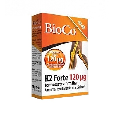 BIOCO K2 VITAMIN FORTE TABLETTA, 60 db