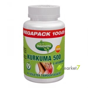 INNOVITA KURKUMA 500E-VITAMINNAL, 100db