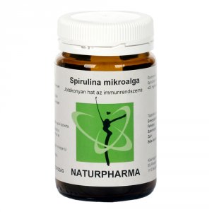 Naturpharma spirulina mikroalga tabletta 120 db