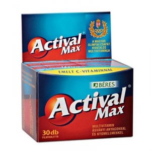 BÉRES ACTIVAL MAX MULTIVITAMIN FILMTABLETTA, 90 db