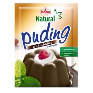 HAAS NATURAL PUDINGPOR CSOKOLÁDÉ, 44 g