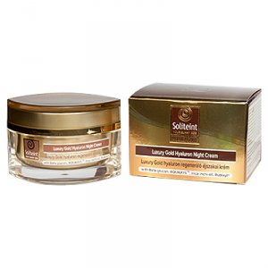 Soliteint Luxury Gold-Hyaluron regeneráló éjszakai krém, 50ml