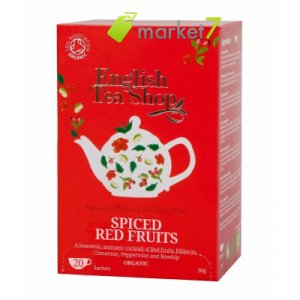 ETS BIO FŰSZERES PIROS GYÜMÖLCS TEA 20X1,5G, 30 g